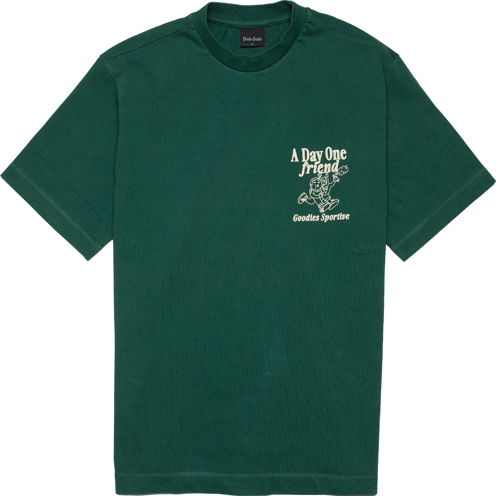 A Day One Tee - Pine Green