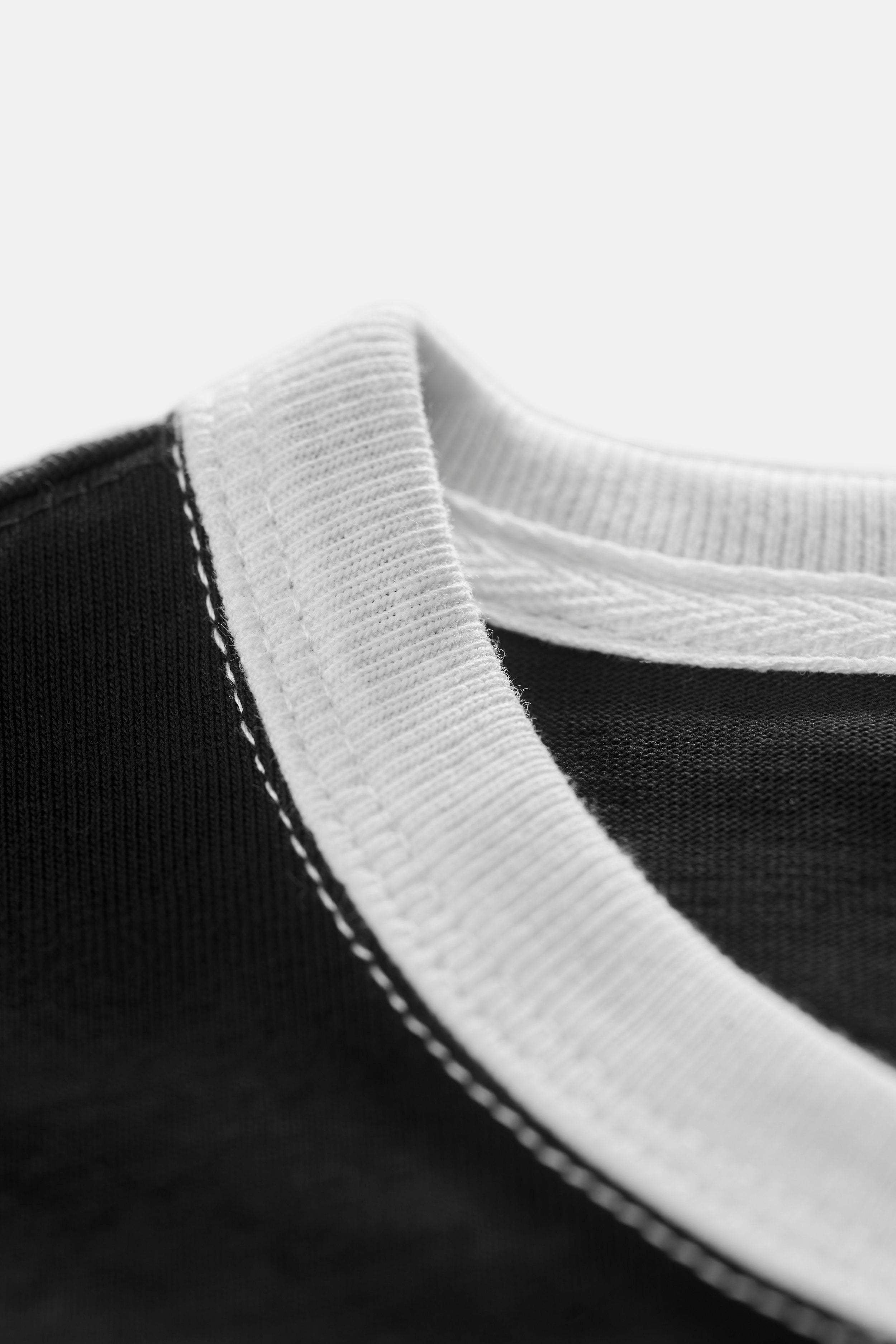 Tenkan Ringer Tee - Black / White