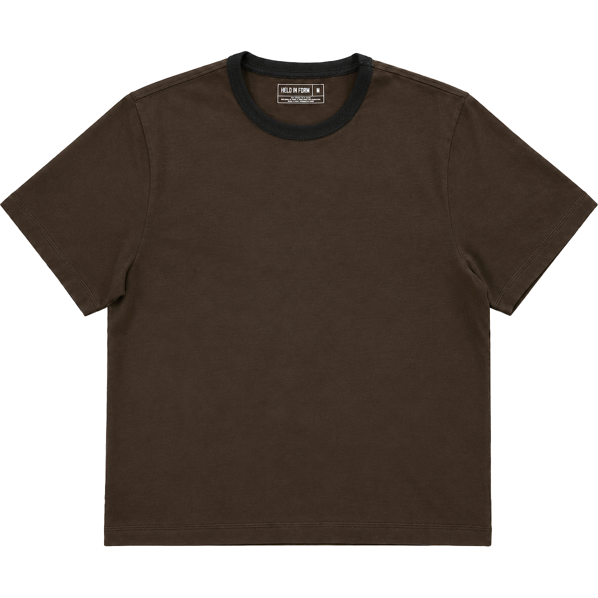 Tenkan Ringer Tee - Espresso / Black
