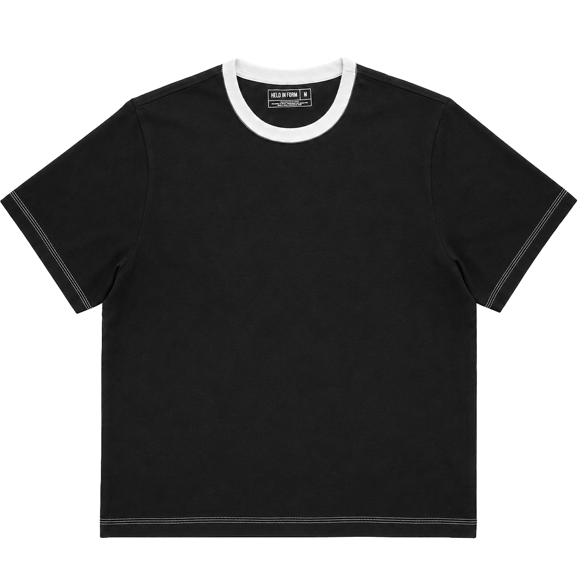 Tenkan Ringer Tee - Black / White