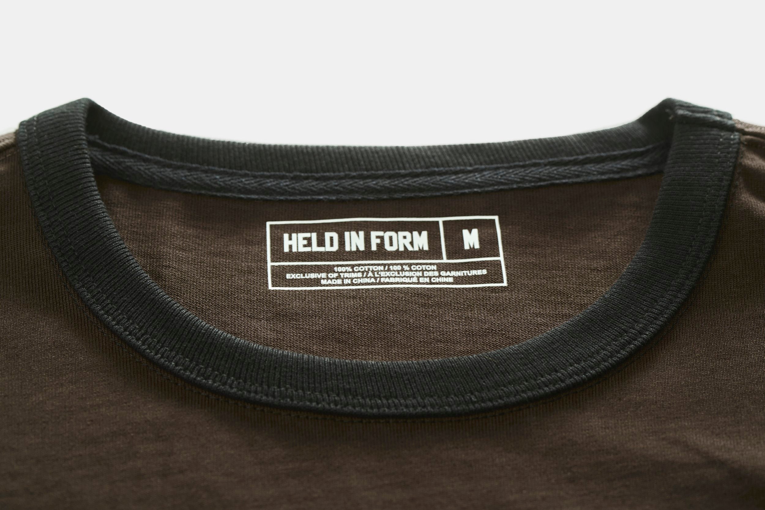 Tenkan Ringer Tee - Espresso / Black