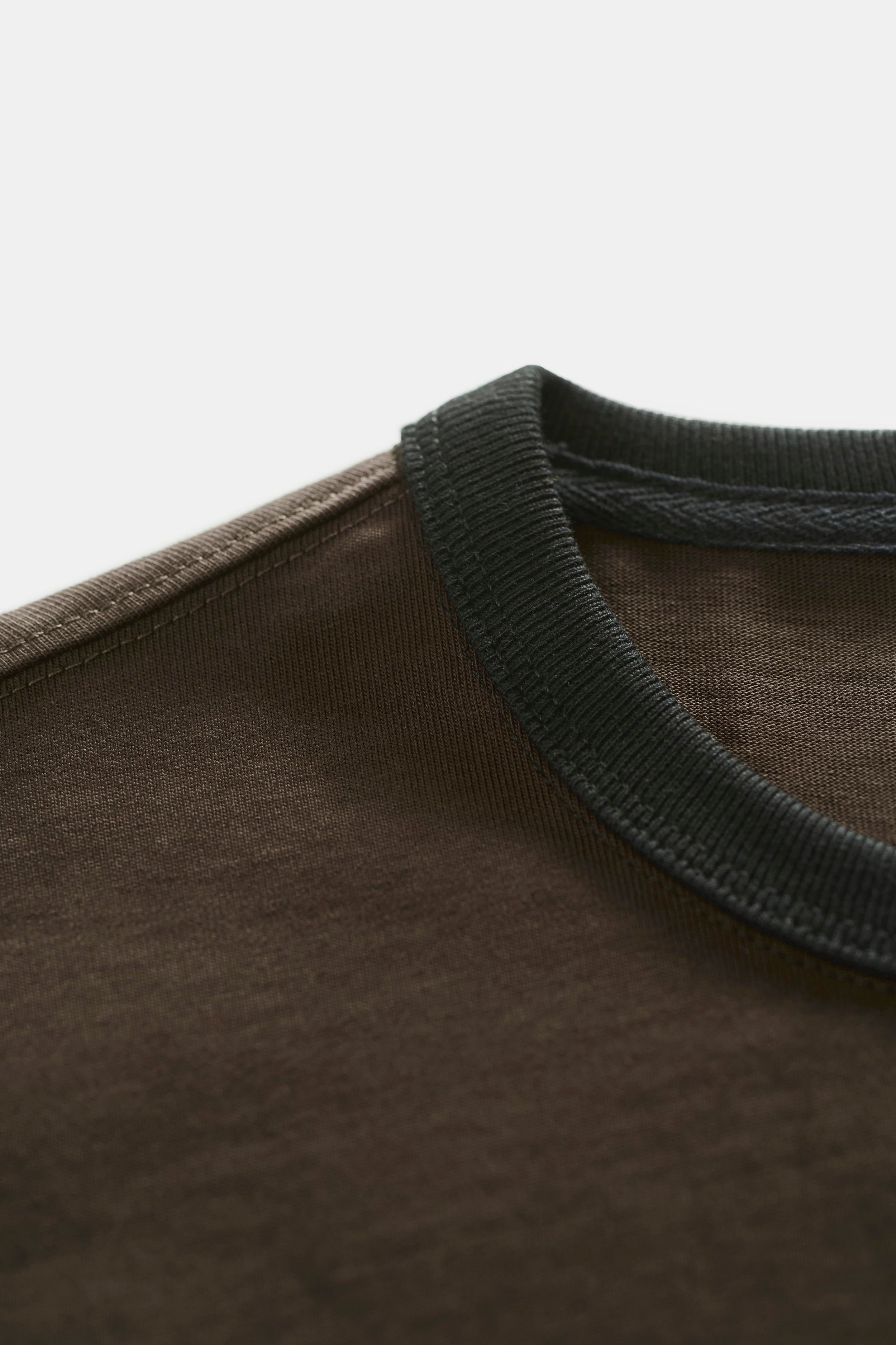 Tenkan Ringer Tee - Espresso / Black