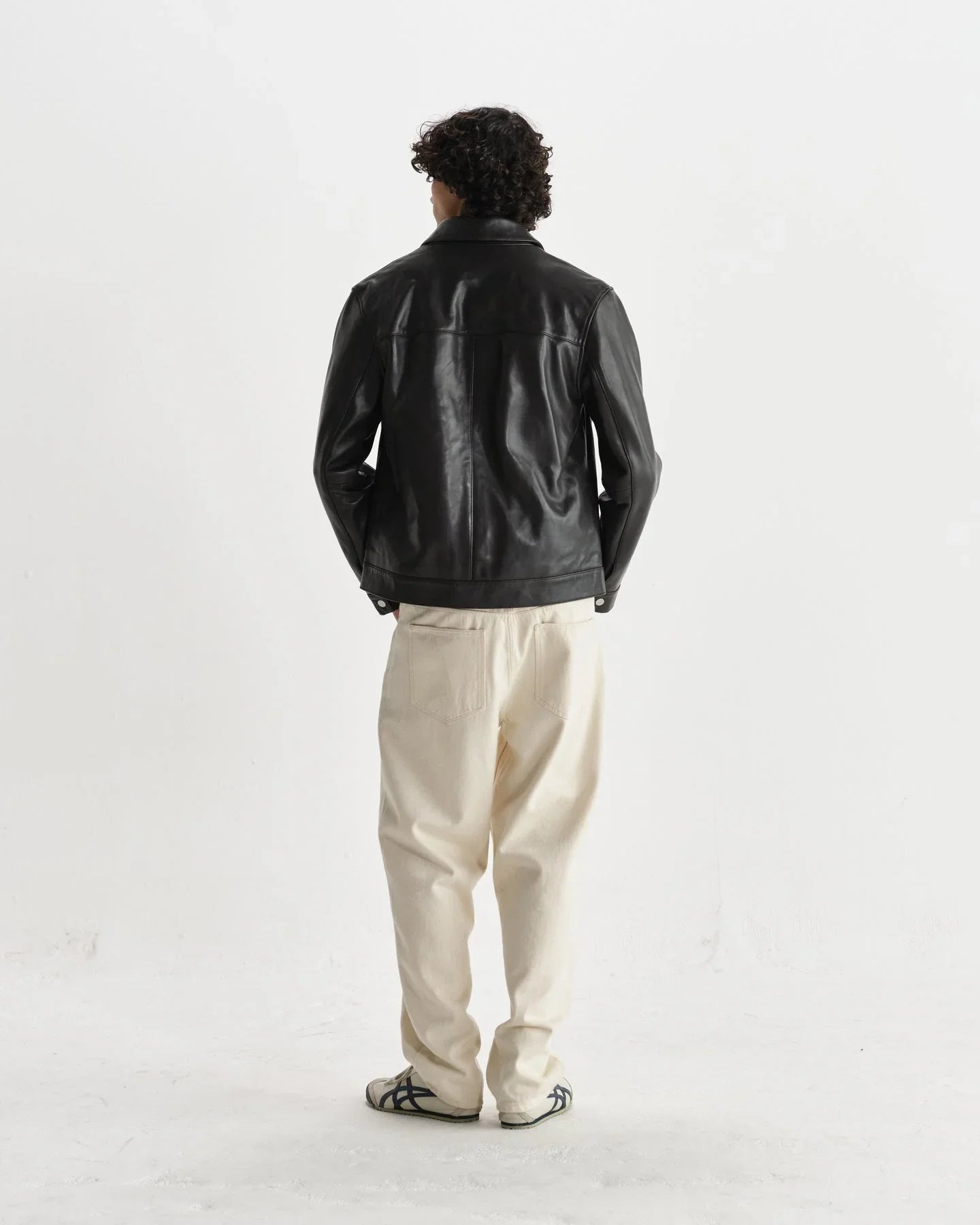 Kendal Flight Leather Jacket - Dark Brown