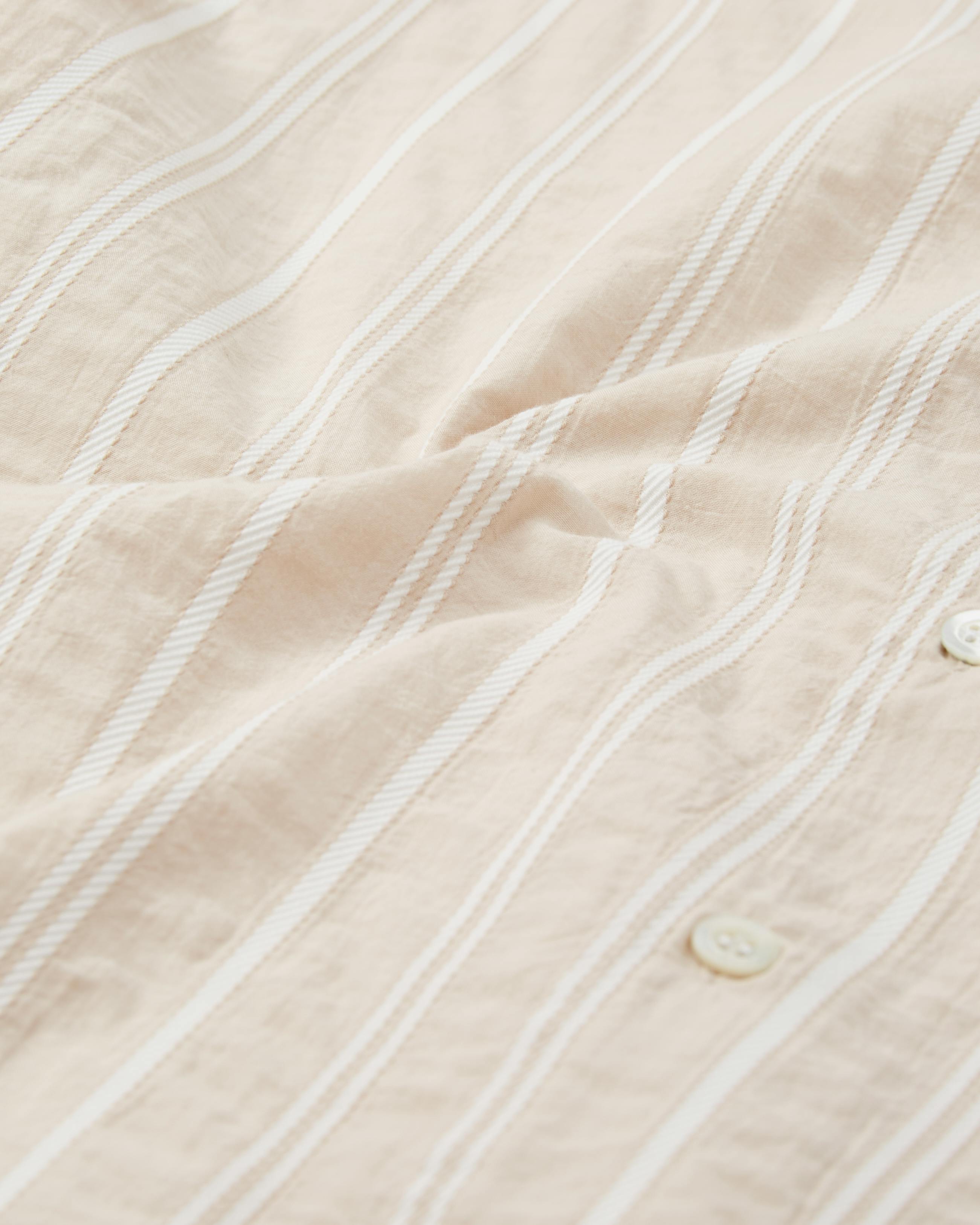 Silveira Rope Stripe Shirt - Sand