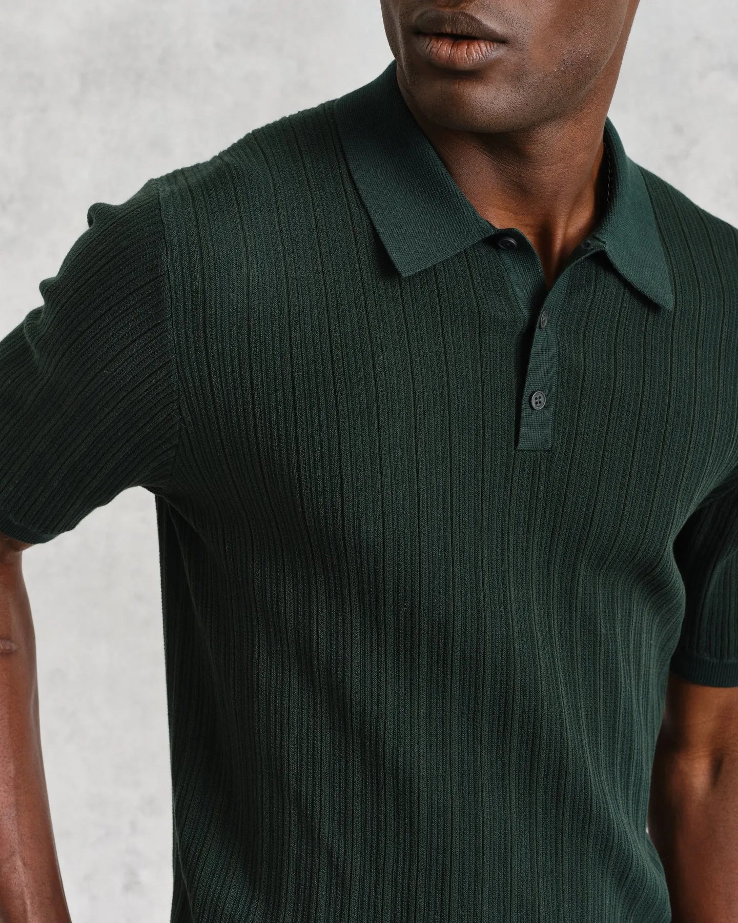 Naples Knit Polo - Green
