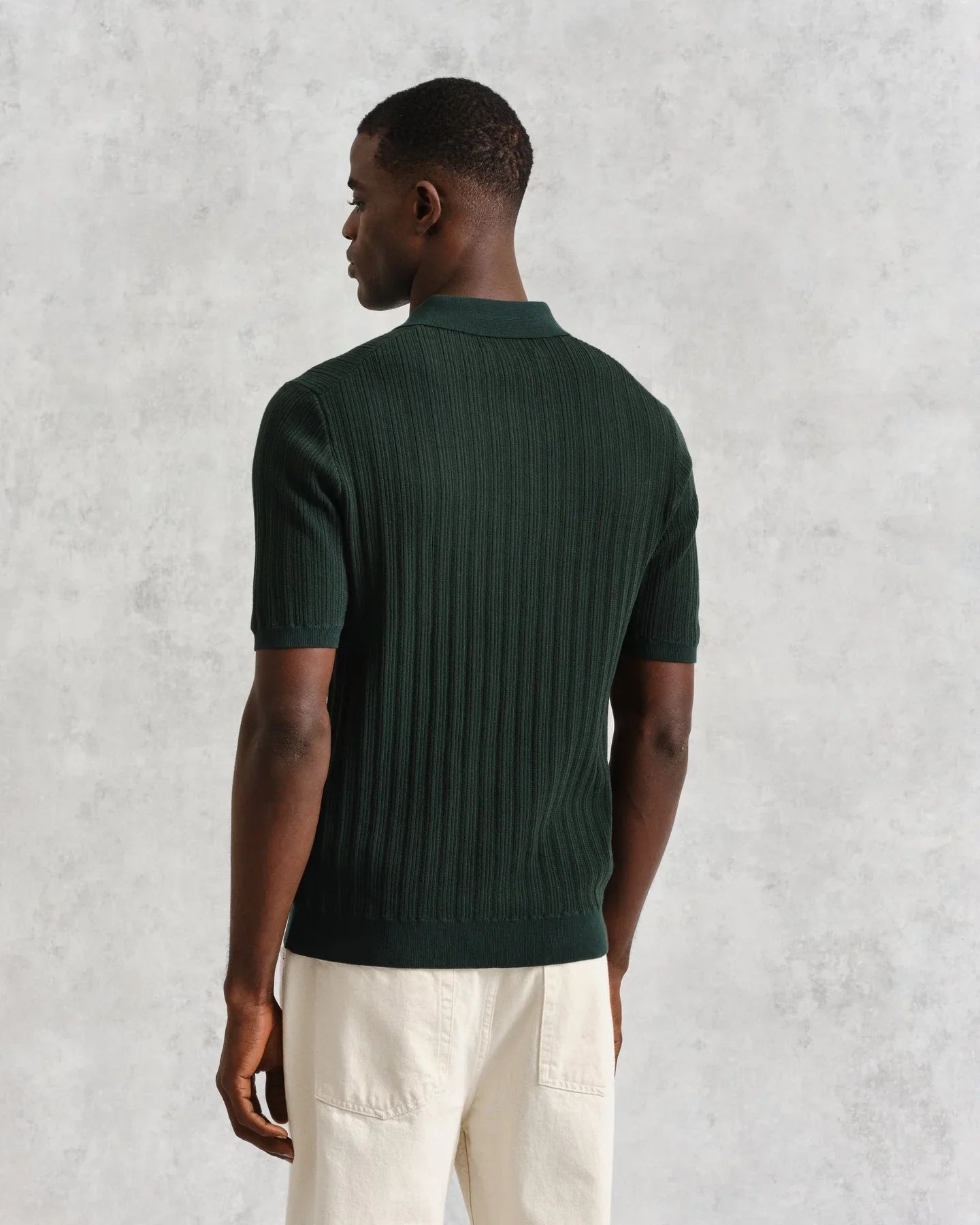 Naples Knit Polo - Green