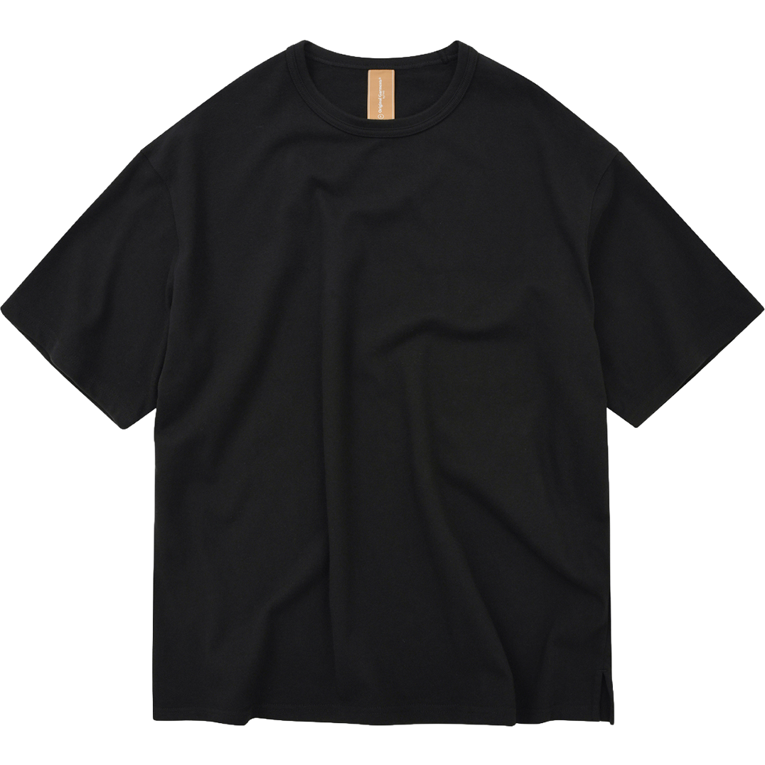 OG Double Rib Oversized Tee - Black