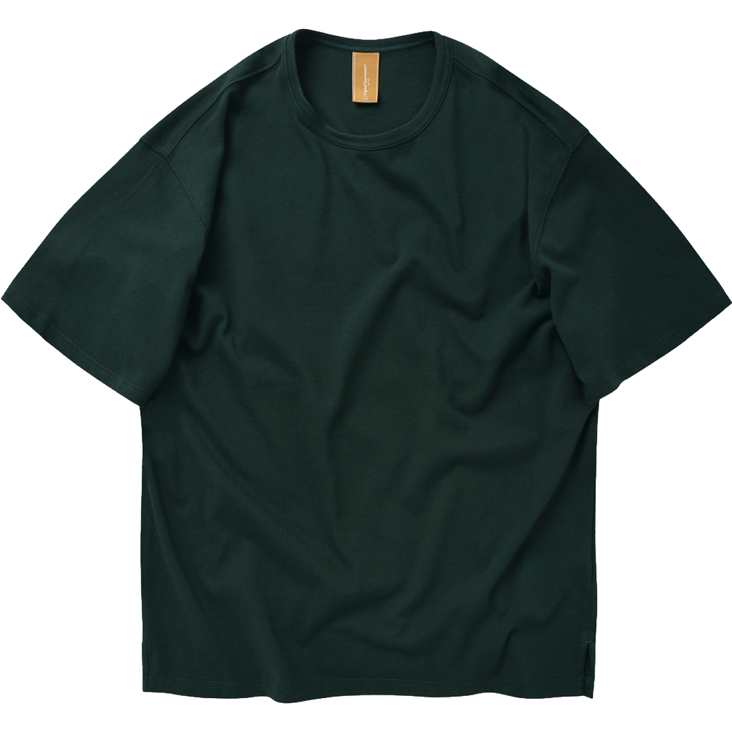 OG Double Rib Oversized Tee - Dark Green