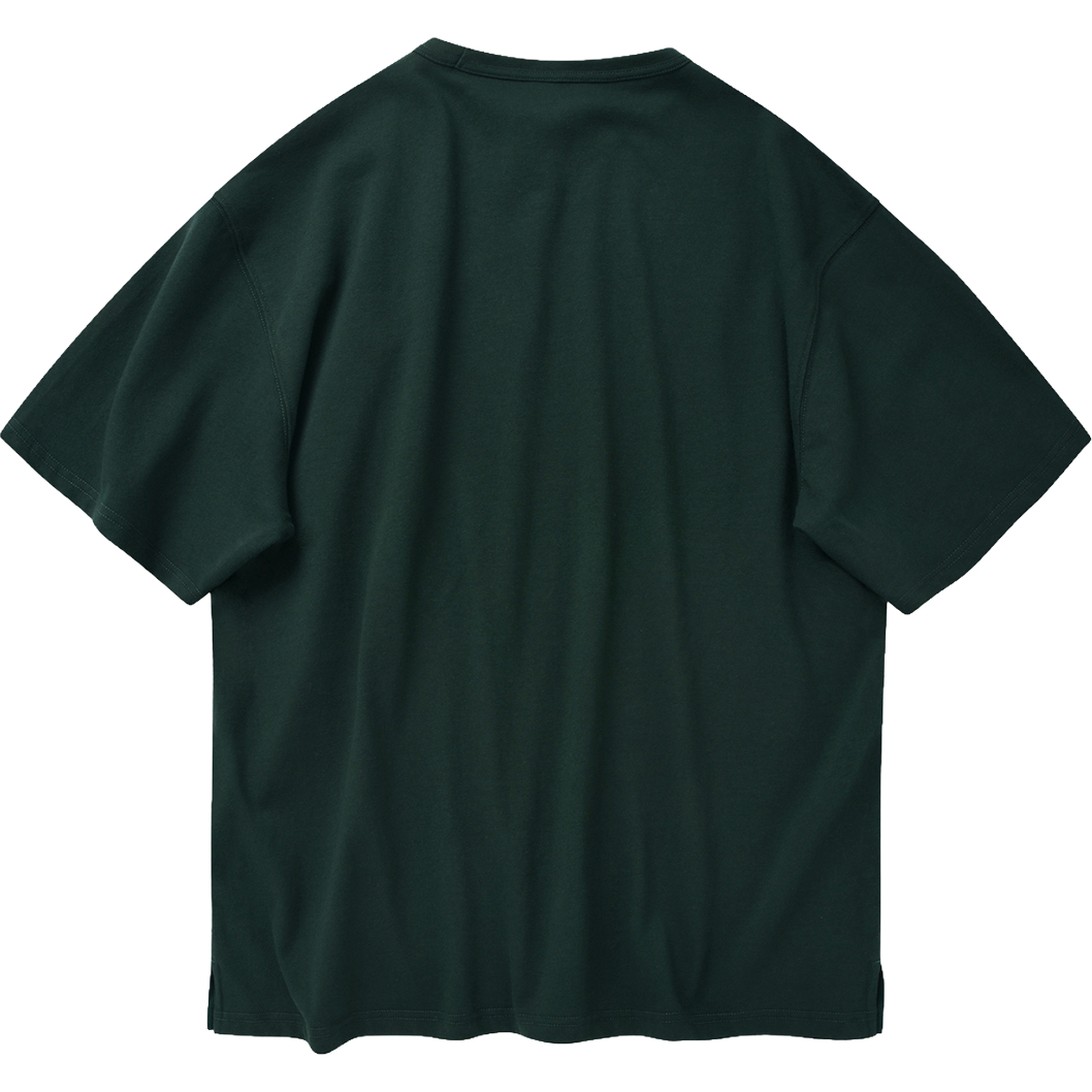 OG Double Rib Oversized Tee - Dark Green
