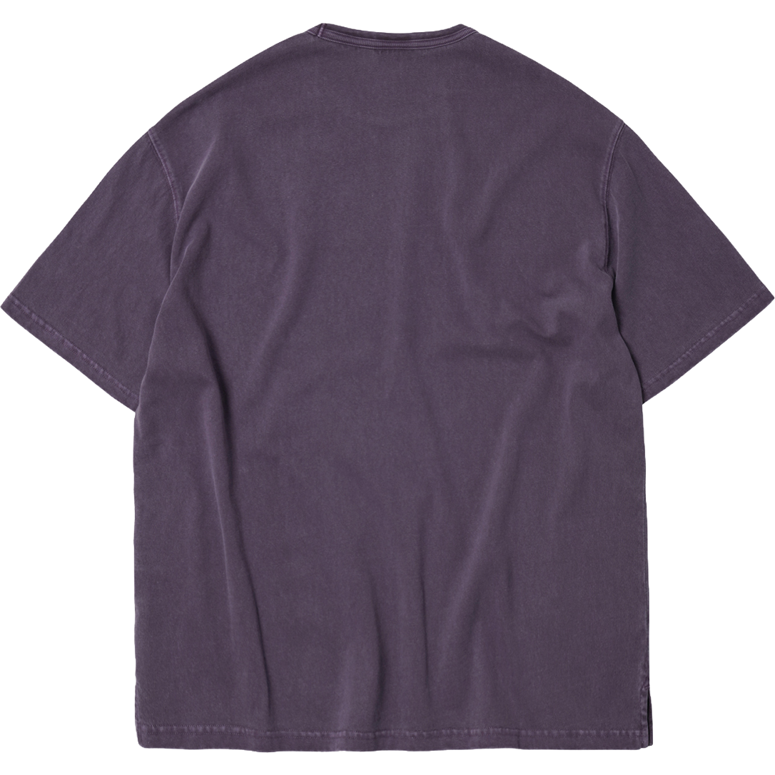 OG Pigment Dye Half Tee - Purple