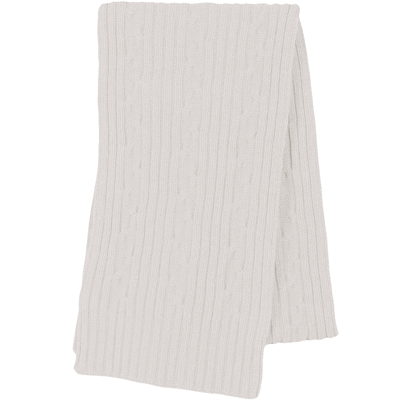 Cable Scarf - Off White
