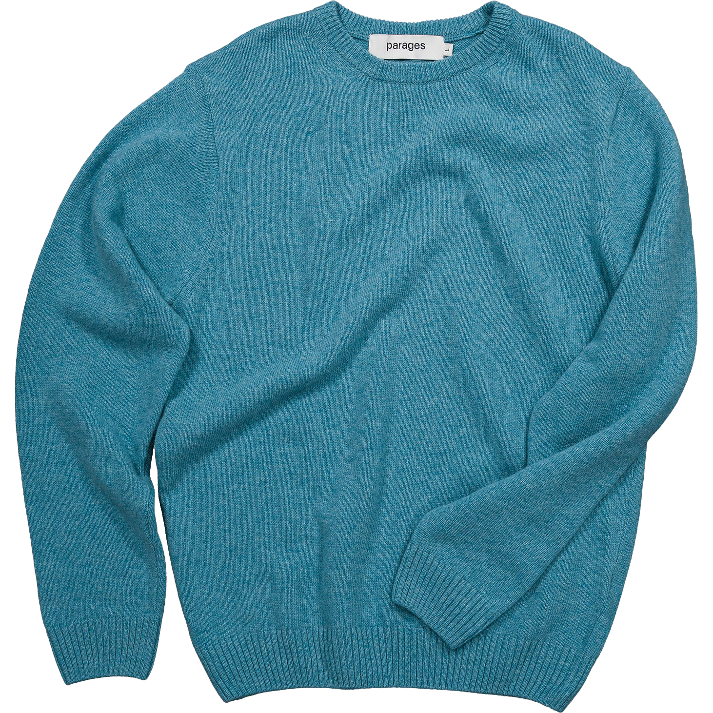 Jonas Crewneck Jumper - Aqua Blue