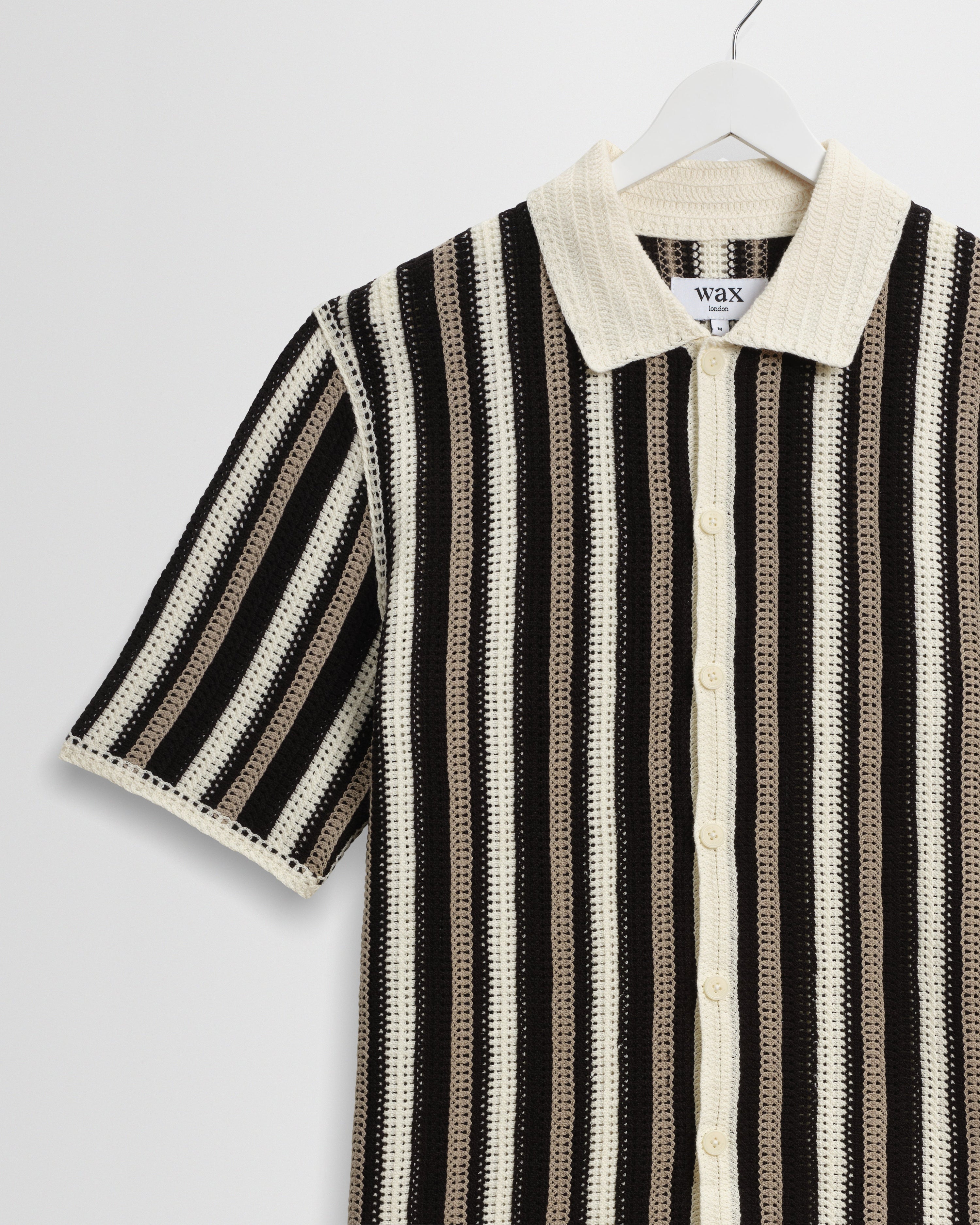 Porto Polo Shirt - Black / Ecru