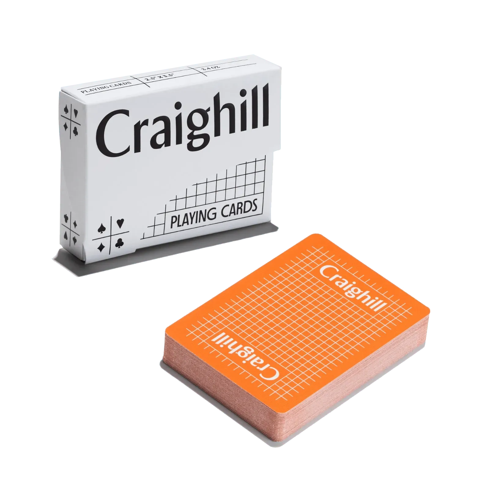 Playing Cards - White / Orange