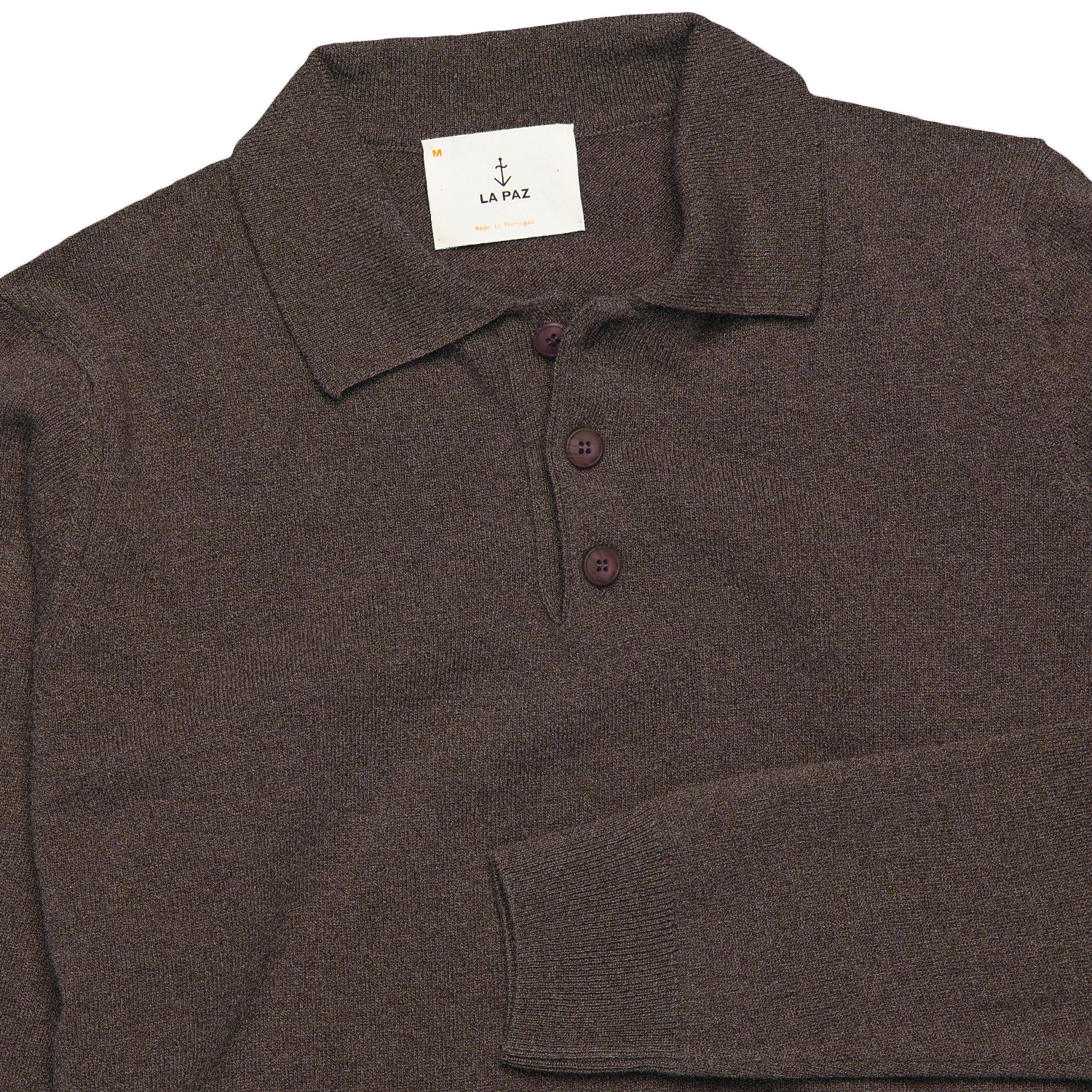 Eca Wool Polo - Brown Mesc