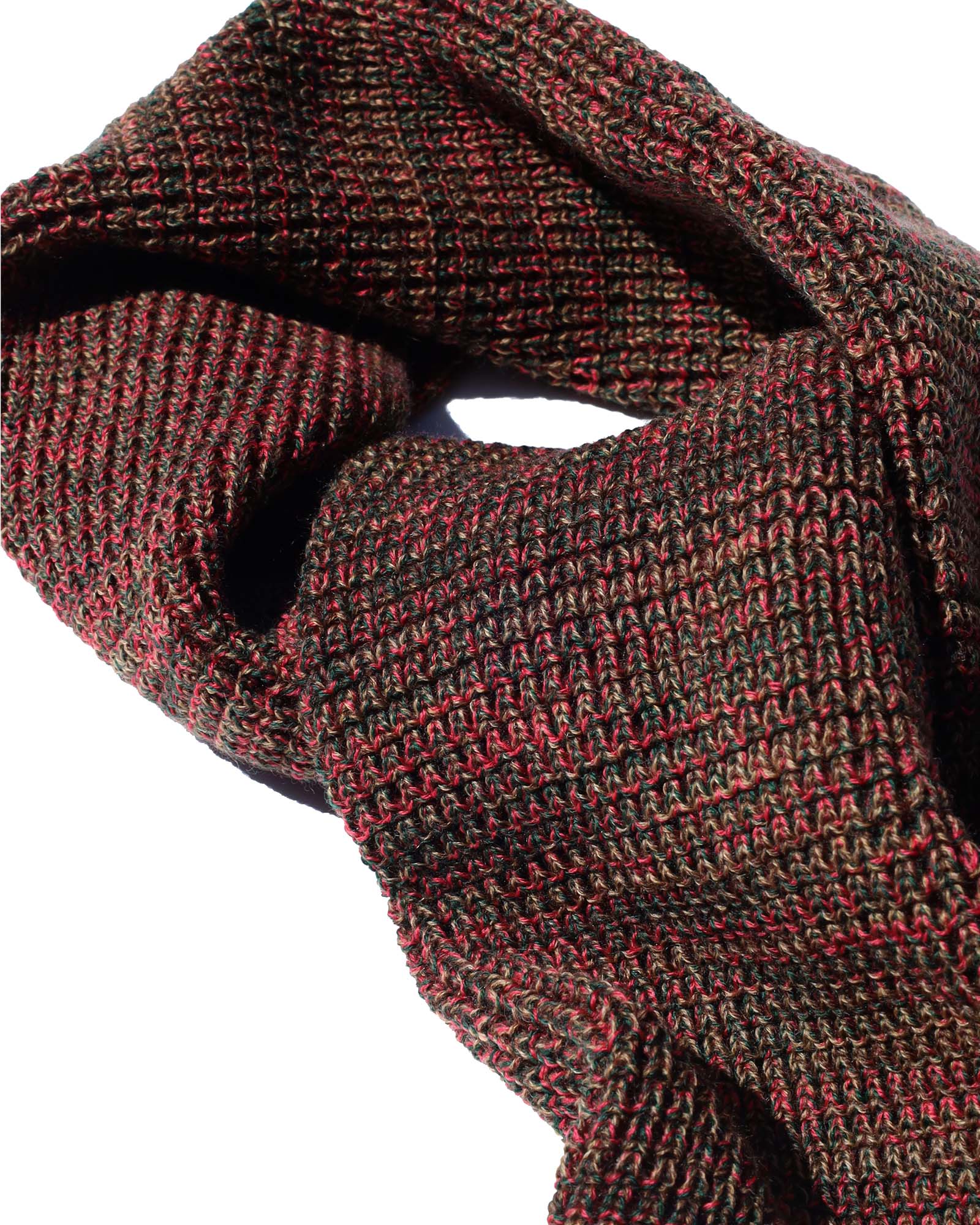 Wool Scarf - Red Marl