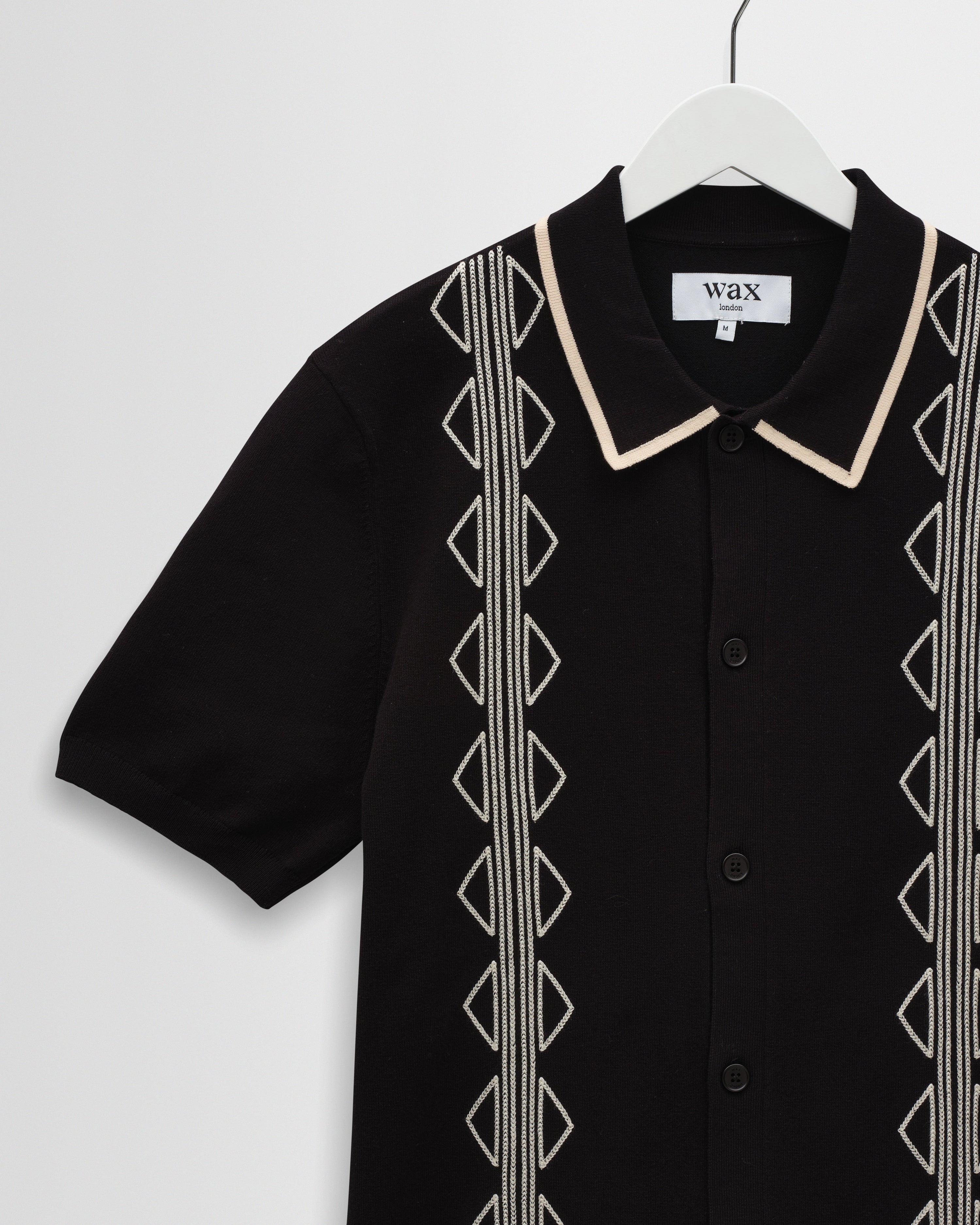 Tellaro Shirt - Black / Ecru