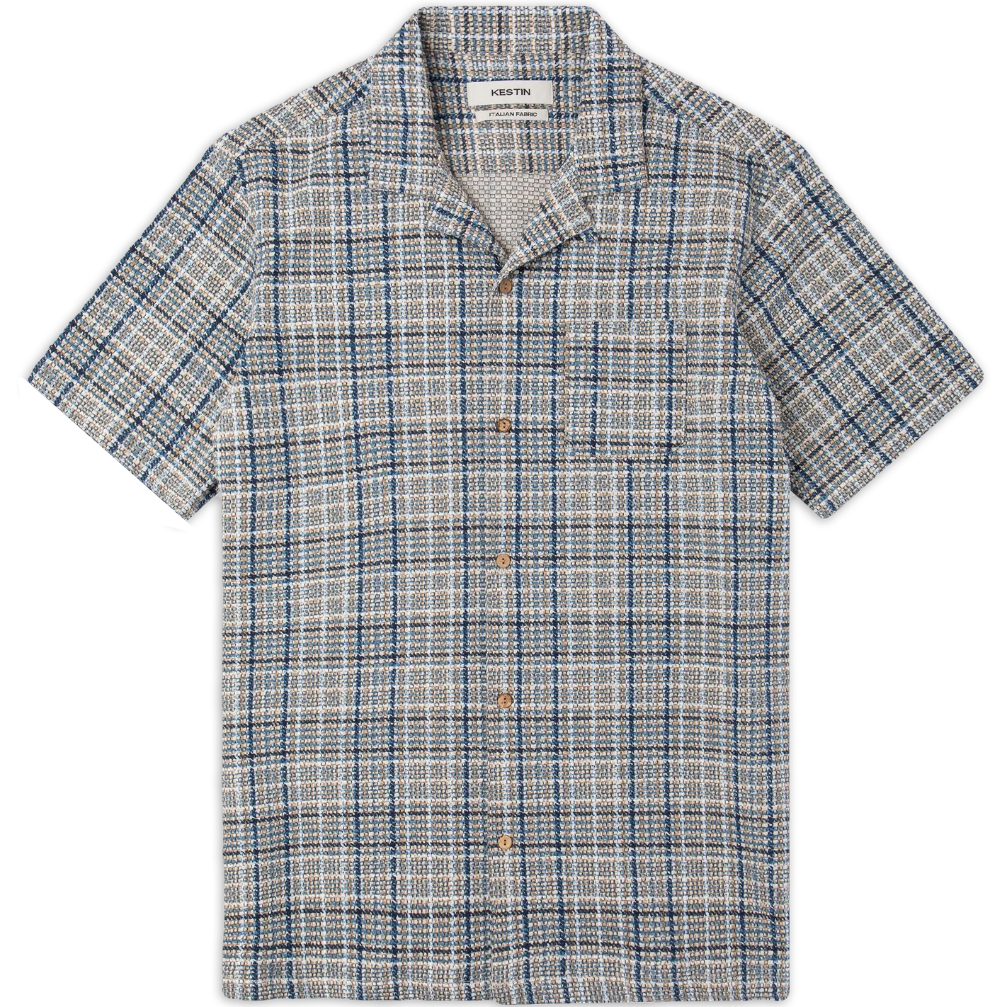 Crammond Shirt - Blue Multi Check