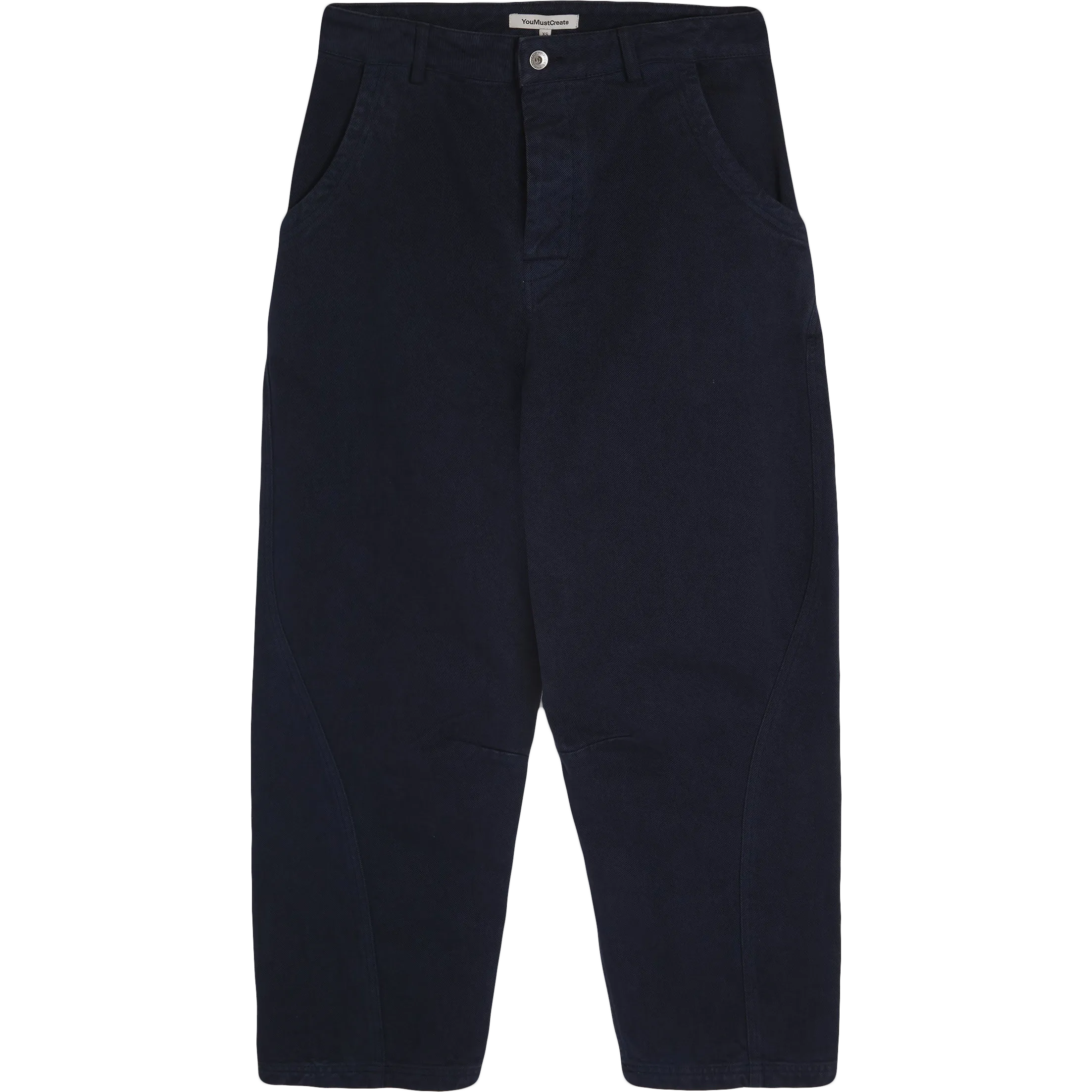 Twisted Seam Trouser - Navy