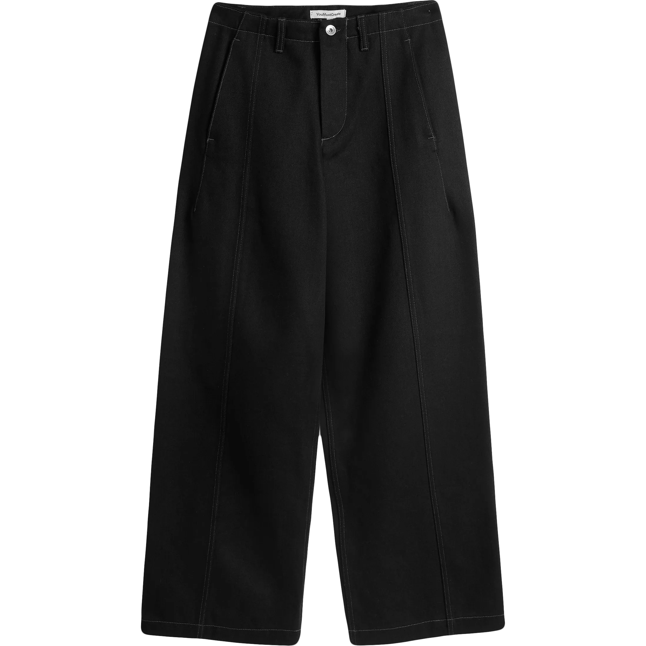 Displaced Seam Jean - Black