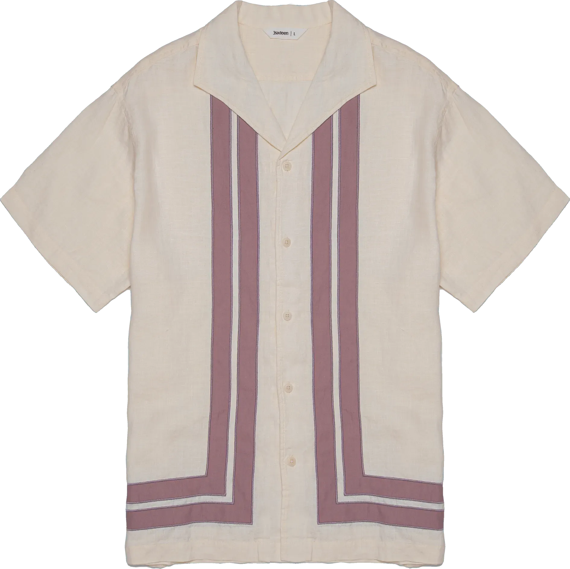Leisure Shirt - Natural / Mauve