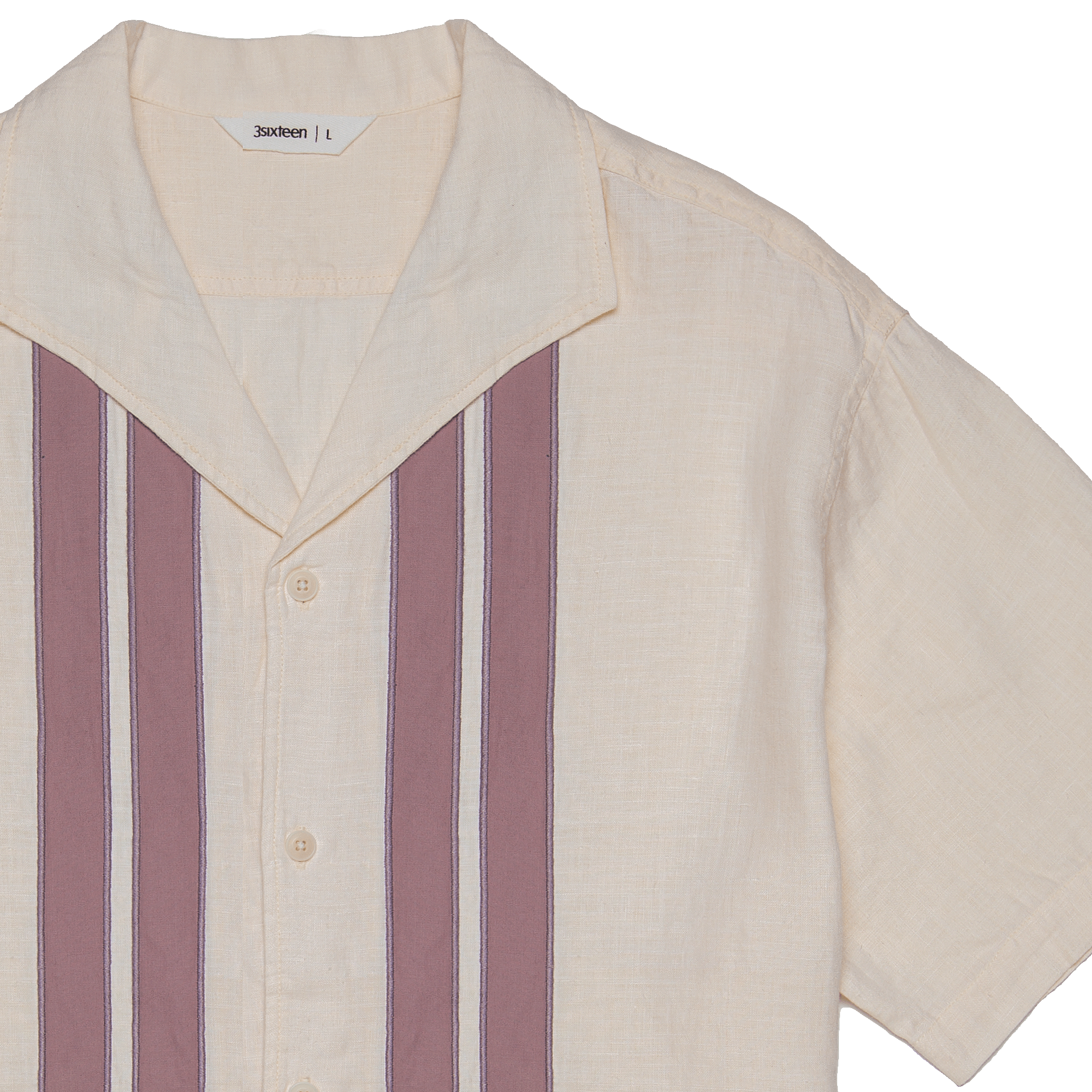 Leisure Shirt - Natural / Mauve