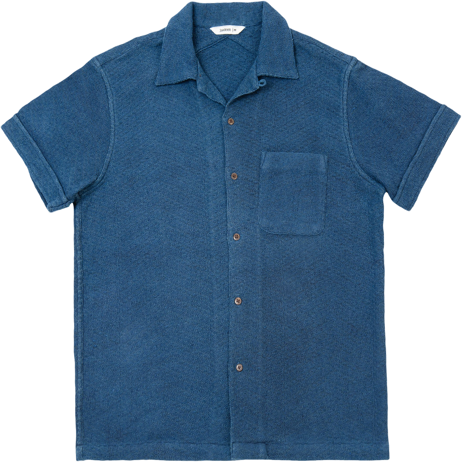 Jacquard Vacation Shirt - Indigo Overdye