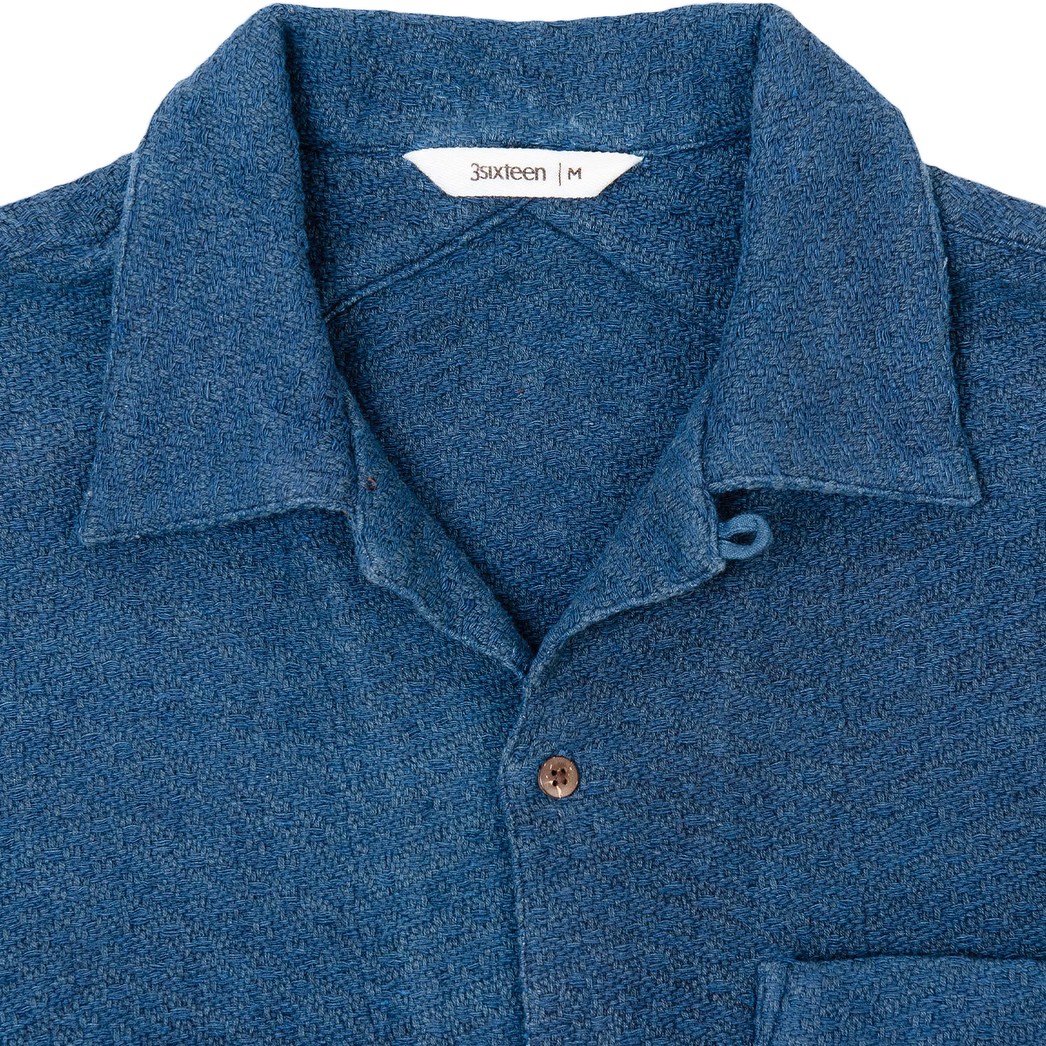 Jacquard Vacation Shirt - Indigo Overdye