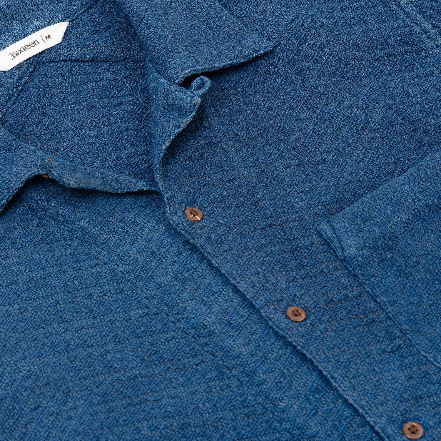 Jacquard Vacation Shirt - Indigo Overdye