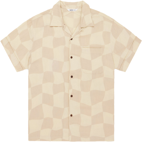 Drunk Chess Vacation Shirt - Tan / Natural
