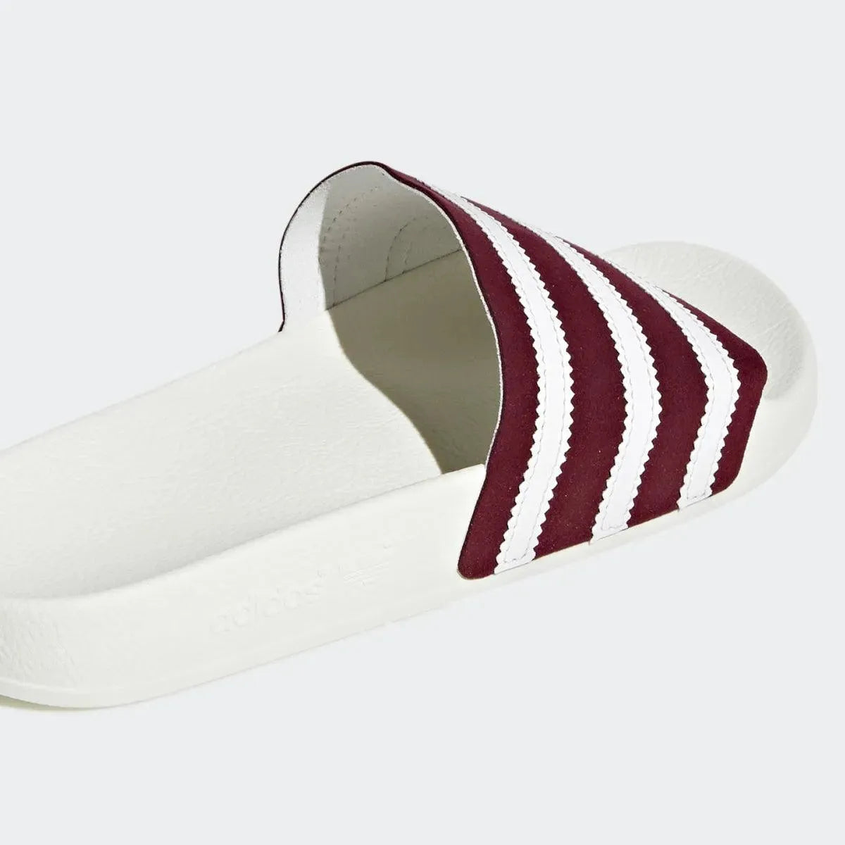 Adidas Adilette Slides Burgundy Suede Park Province
