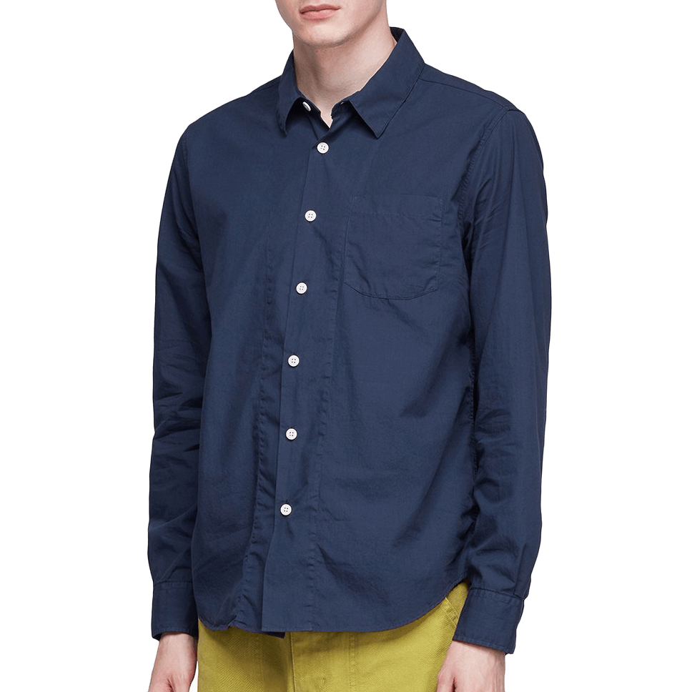 Utility Classic Poplin Shirt - Navy