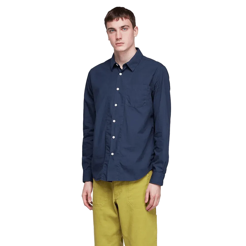 Utility Classic Poplin Shirt - Navy
