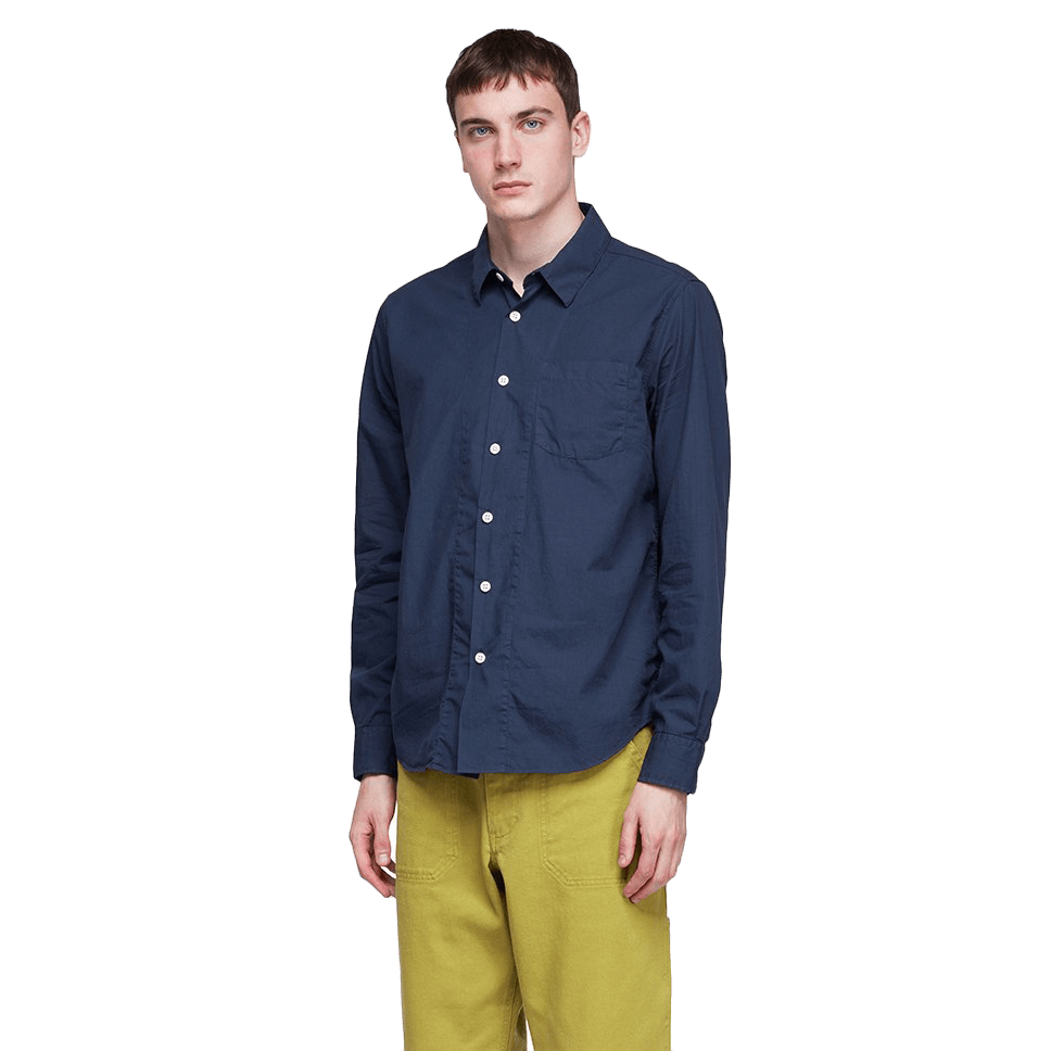 Utility Classic Poplin Shirt - Navy