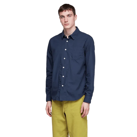 Utility Classic Poplin Shirt - Navy