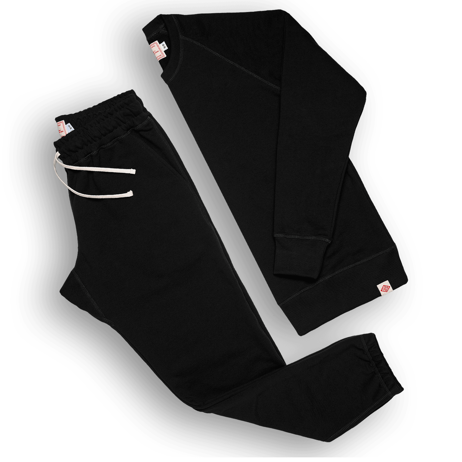 Organic French Terry Crew - Black