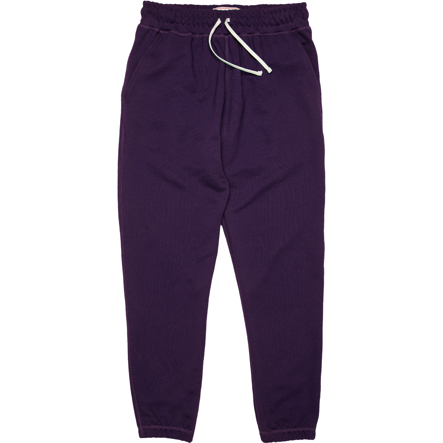 Organic French Terry Sweatpant - Plum Purple