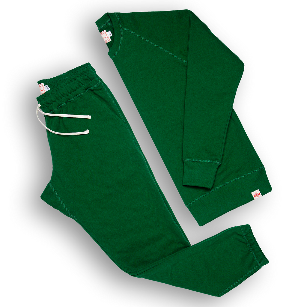 Organic French Terry Sweatpant - Bottle Green