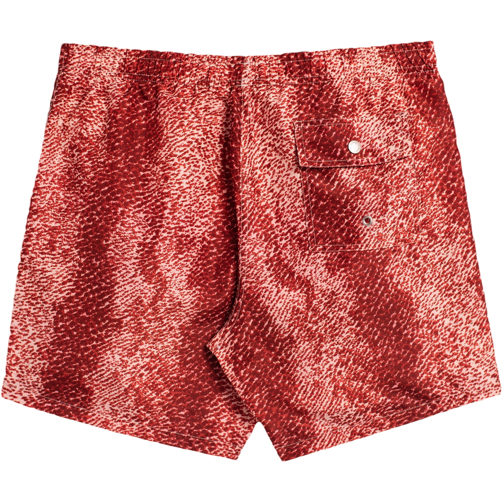 Swim Trunk - Red Painted Moss