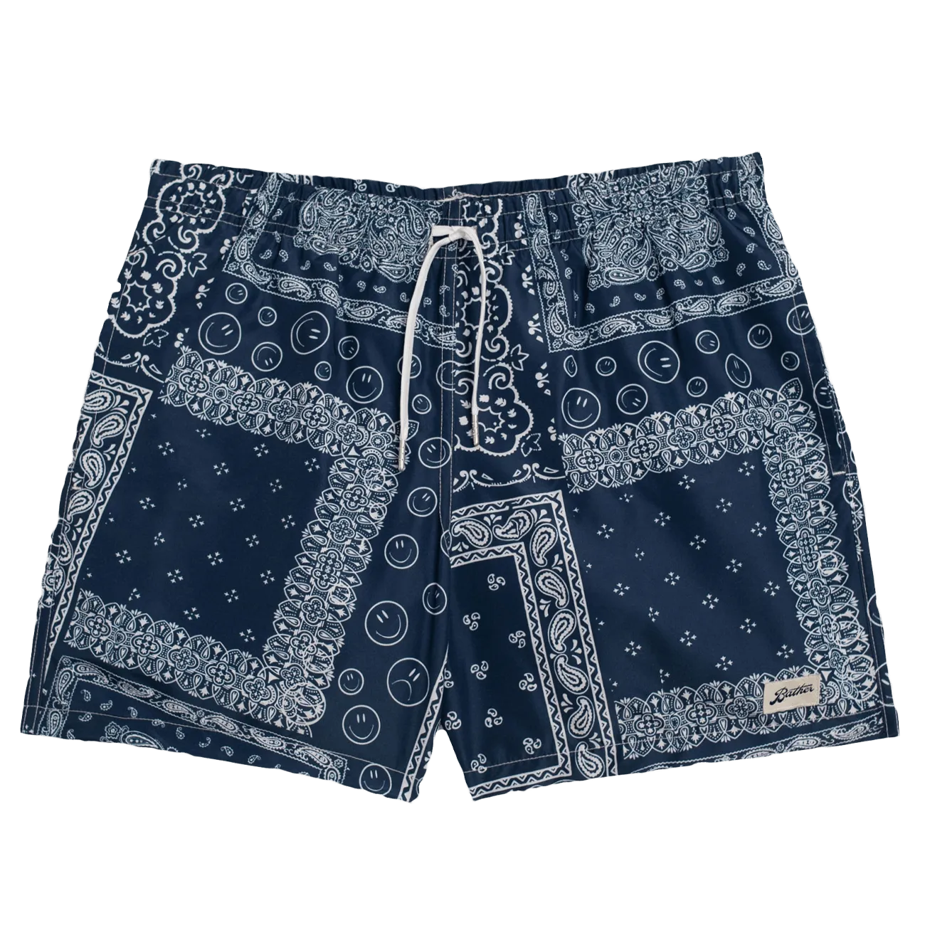 Swim Trunks - Navy Bandana