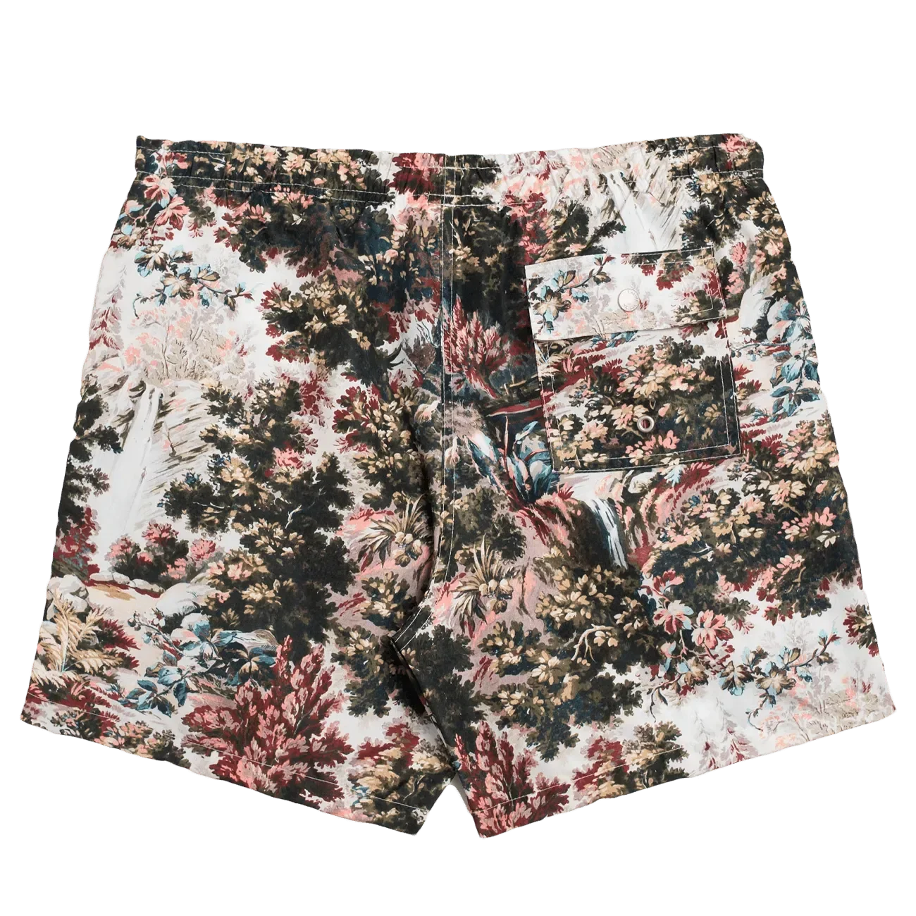 Swim Trunks - Lush Green Waterfall