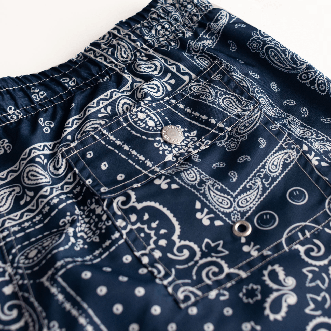 Swim Trunks - Navy Bandana