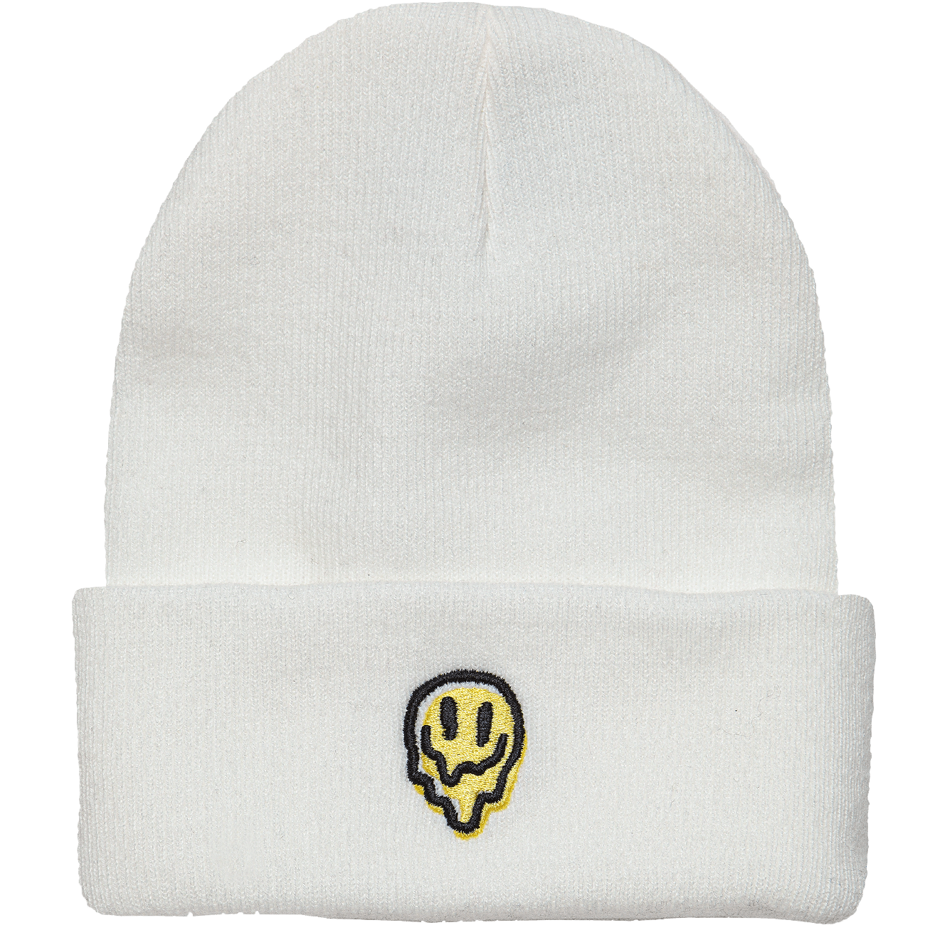 Embroidered Melter Watch Cap - White