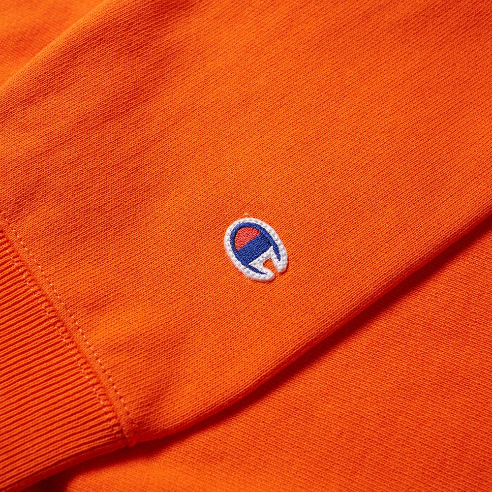 Reverse Weave Crewneck Sweatshirt - Spicy Orange