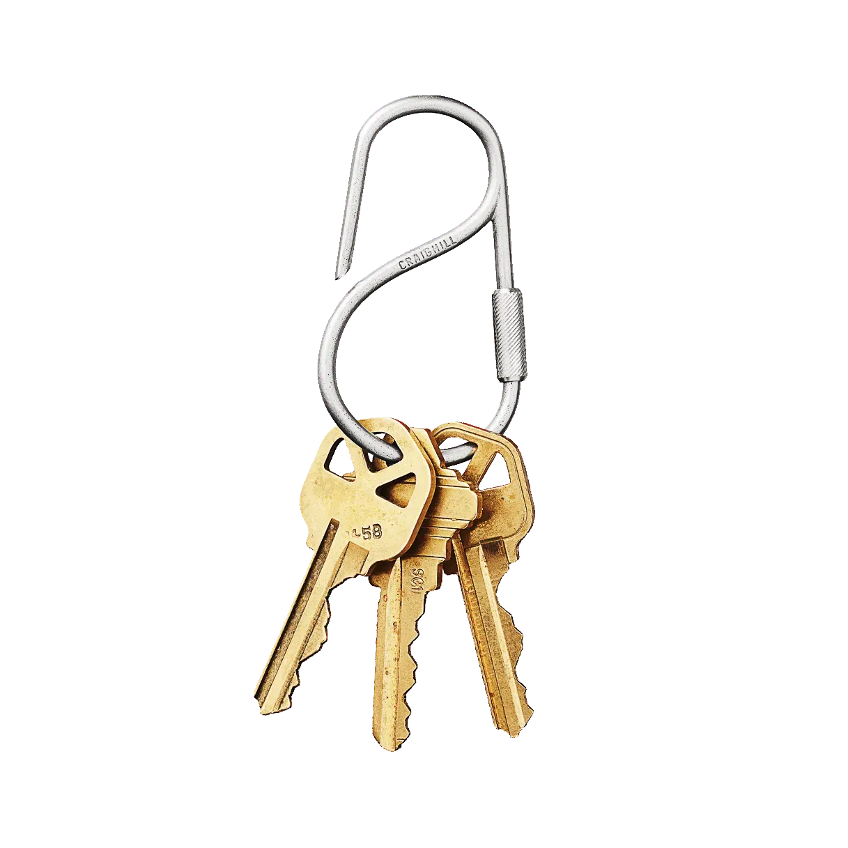 Offset Keyring - Steel