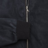 Ultrasuede Zip Bomber Jacket - Black Wash