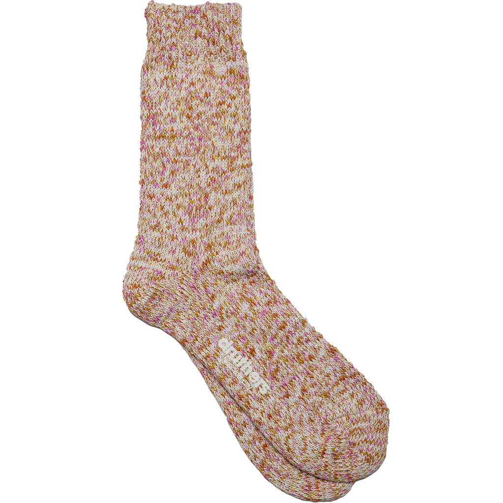 Tie Dye Yarn Socks - Apricot