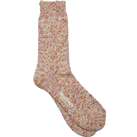 Tie Dye Yarn Socks - Apricot