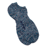 Recycled Cotton Ankle Sock - Blue Mélange