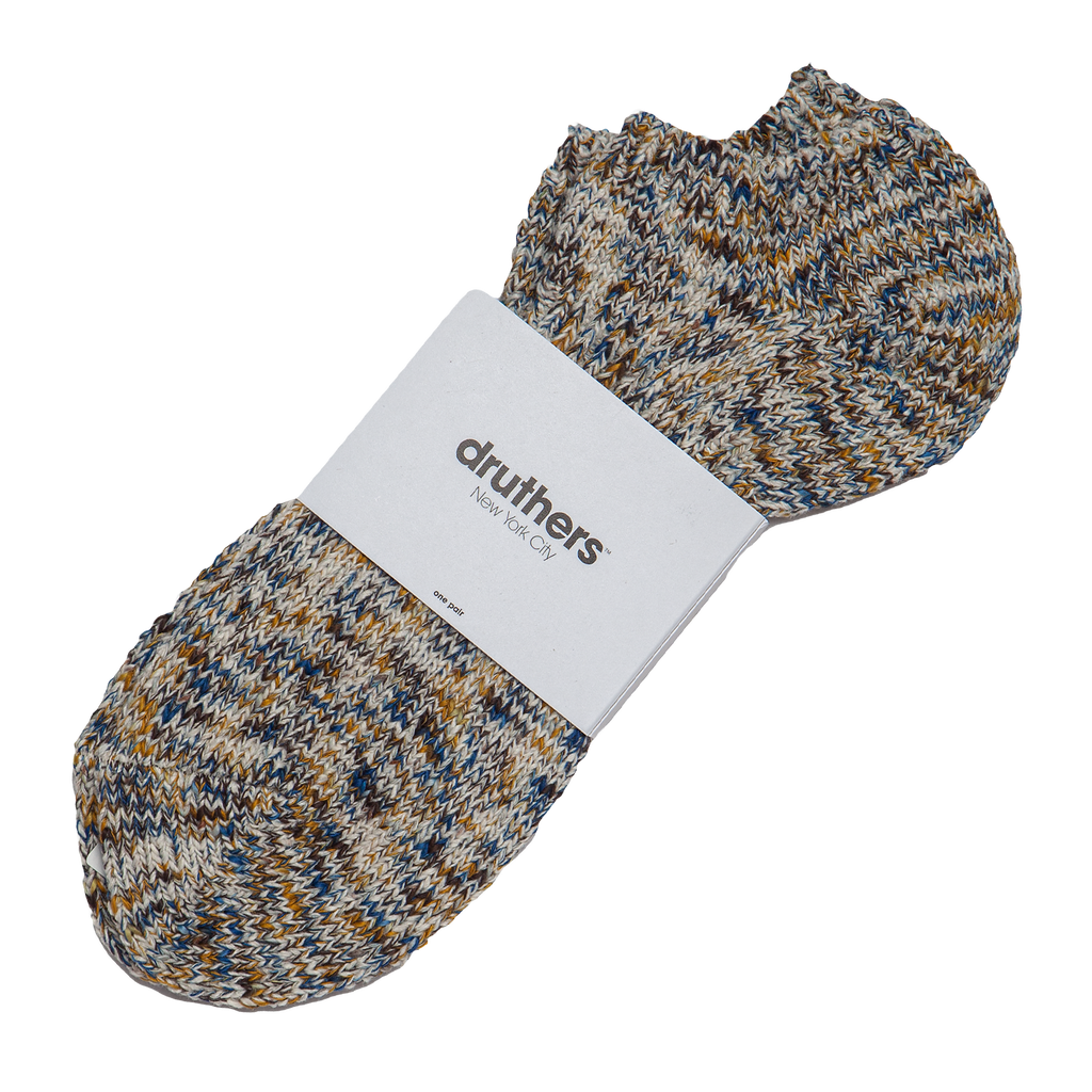 Recycled Cotton Ankle Sock - Riviera Mélange